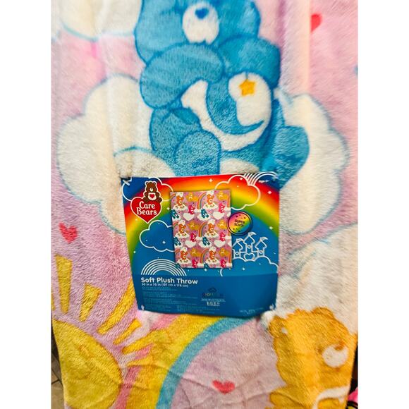 CareBear My Melody Share Bear bundle adorable 50 70 throw Carebear Easter basket - Picture 5 of 9